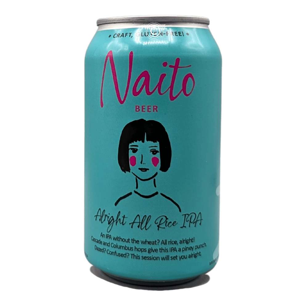 Alright All Rice IPA Gluten Free by Naito Beer, beer label