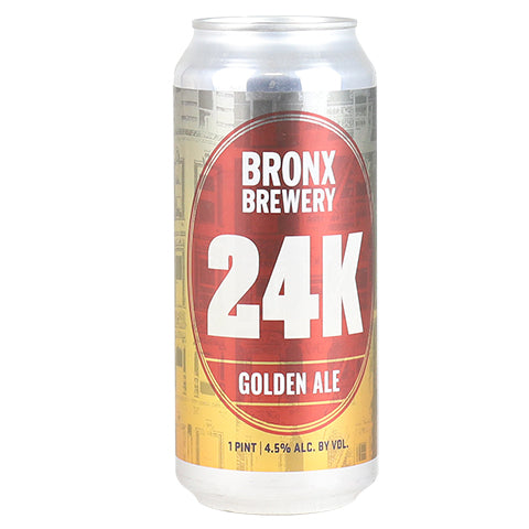 Bronx 24K Golden Ale by Bronx Brewery, beer label