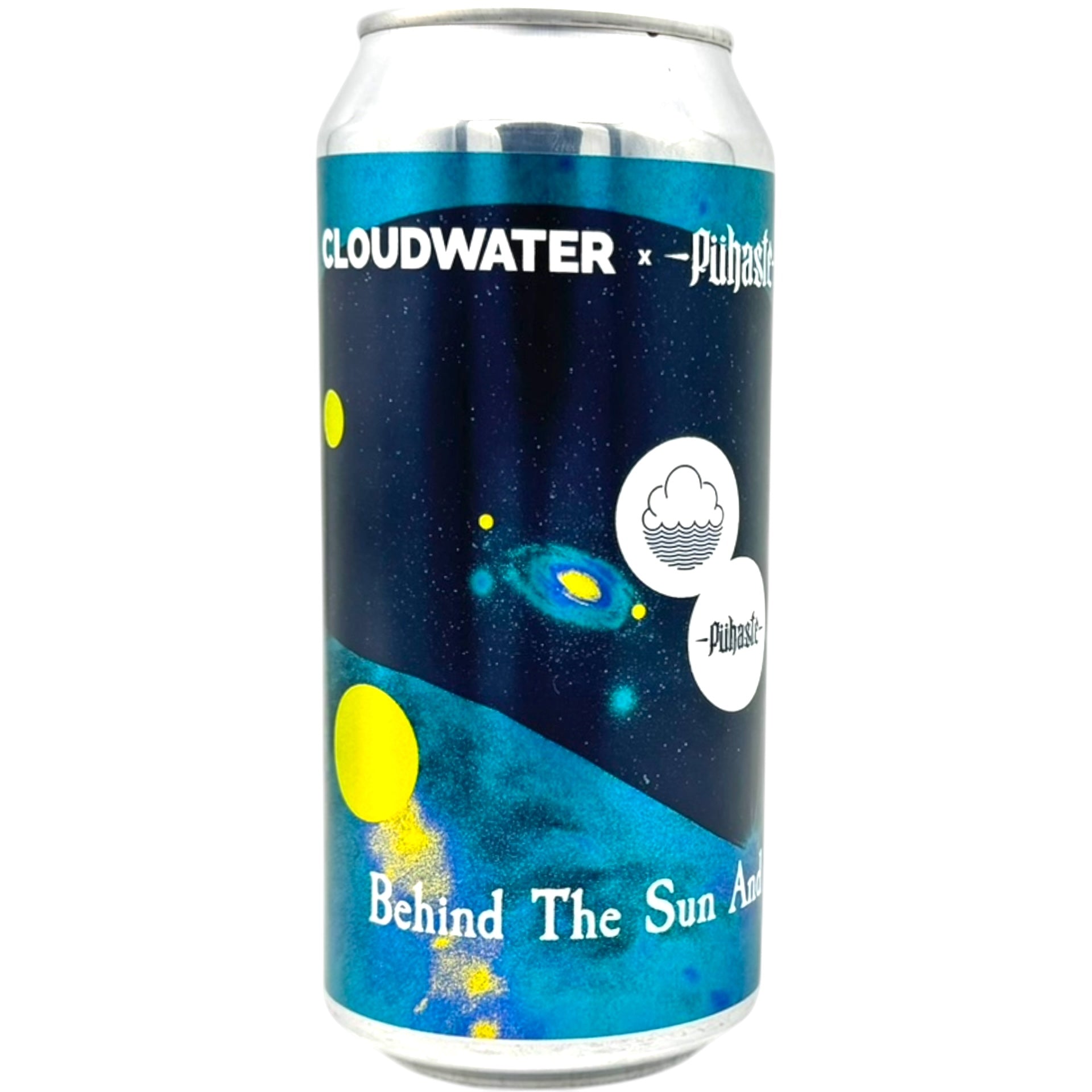 Cloudwater x Puhaste Behind The Sun And The Stars by Cloudwater, beer label