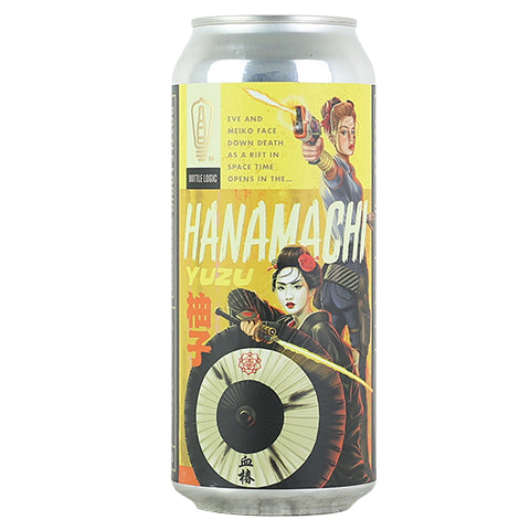 Bottle Logic Hanamachi Yuzu Lager by Bottle Logic Brewing, beer label