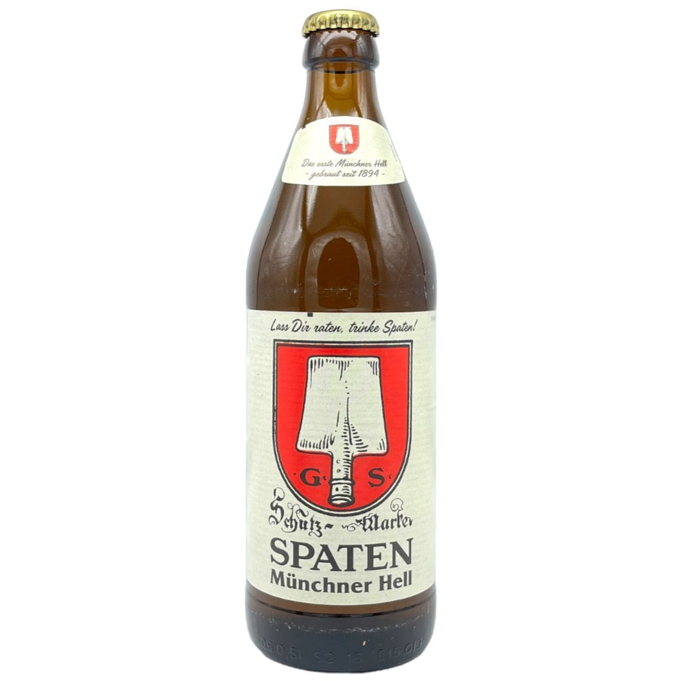 Spaten Münchner Hell by Spaten, beer label