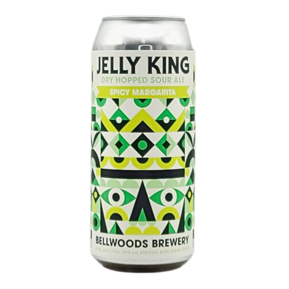 Jelly King Spicy Margarita Dry Hopped Sour Ale by Bellwoods Brewery, beer label