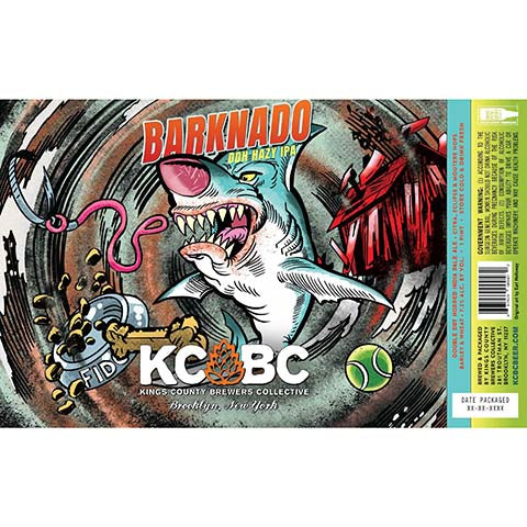 Kings County Brewers Collective Barknado Hazy IPA by Kings County Brewers Collective, beer label