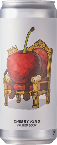 Brewski x Tuju Cherry King Fruited Sour by Brewski, beer label
