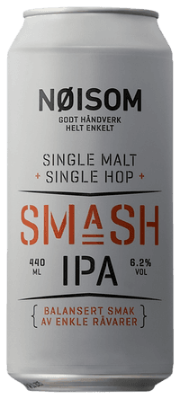 SMaSH IPA by Nøisom AS, beer label