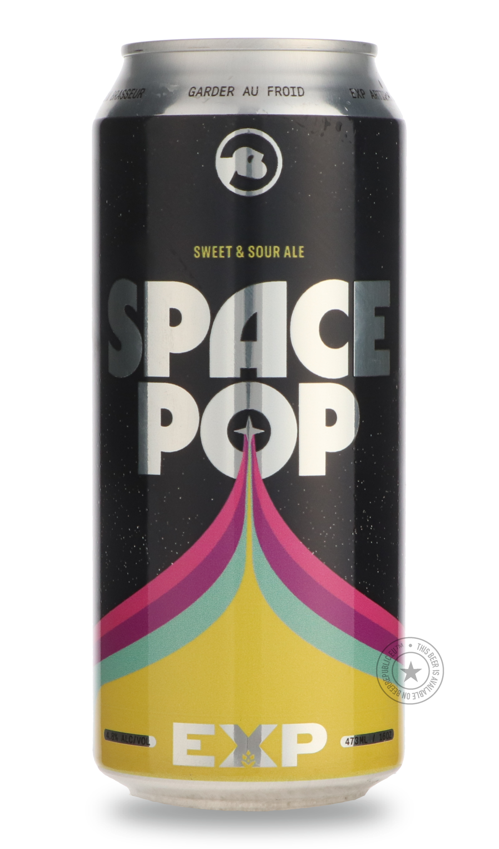 Space Pop I - Blackberry, Lemon, Marshmallow by EXP, beer label