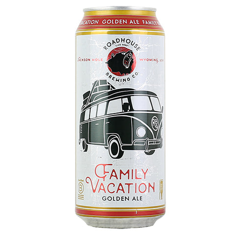 Roadhouse Family Vacation Golden Ale by Roadhouse Brewing Company, beer label