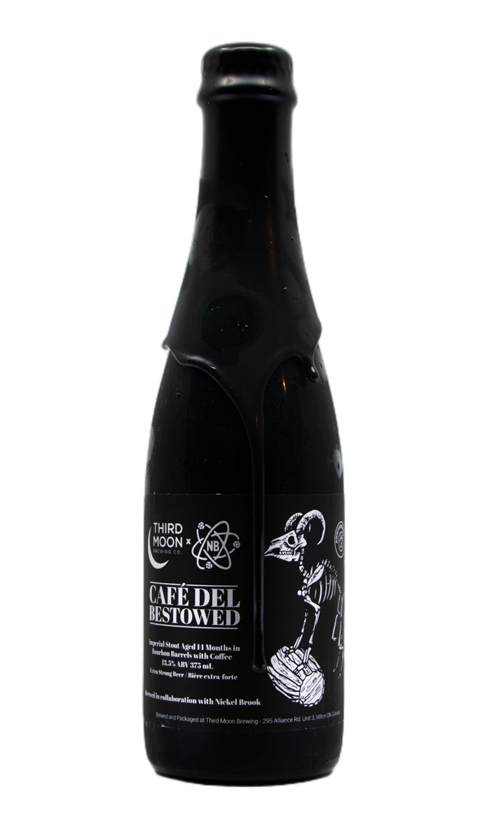 Third Moon Café Del Bestowed by Third Moon, beer label