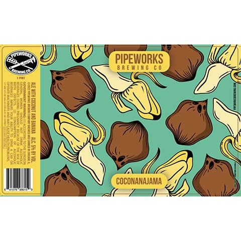 Pipeworks Coconanajama Ale by Pipeworks Brewing Co, beer label