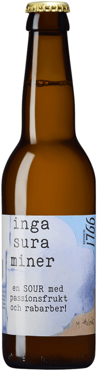 Bryggeri 1766 Inga sura miner by Bryggeri 1766 Krokladan, beer label