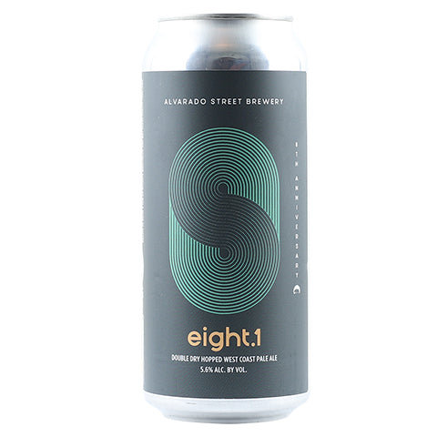 Alvarado Street eight.1 Pale Ale by Alvarado Street Brewery, beer label