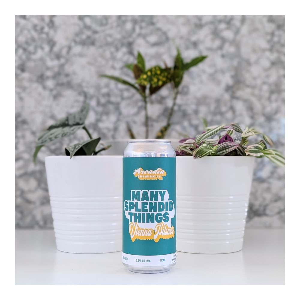 Many Splendid Things Vienna Pilsner by Arcadia Brewing Co, beer label