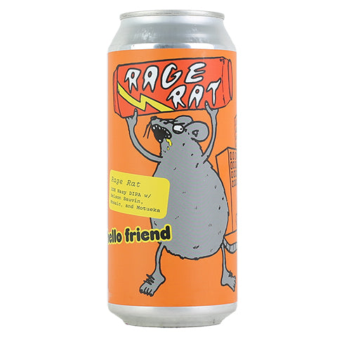 The Rare Barrel Hello Friend: Rage Rat Hazy DIPA by The Rare Barrel, beer label