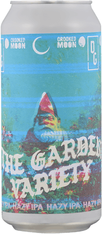 Crooked Moon x Dancing Gnome The Garden Variety Hazy IPA by Crooked Moon Brewing AB, beer label
