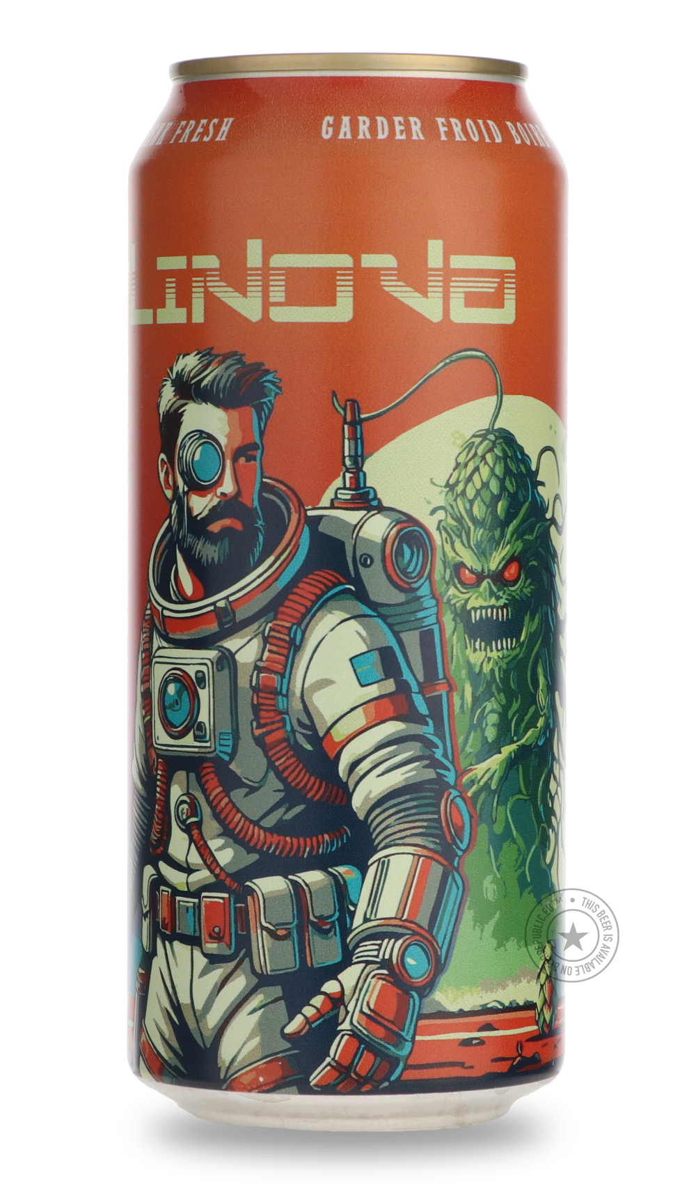 Amplinova by Brewskey, beer label