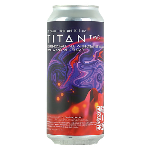 Skygazer Titan Two Sour IPA by SKYGAZER Brewing Co, beer label