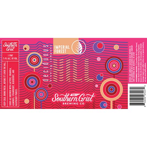 Southern Grist Imperial Forest Hill by Southern Grist Brewing Company, beer label