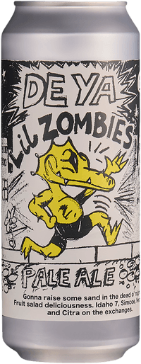 Lil Zombies Pale Ale by Deya Brewing Company, beer label