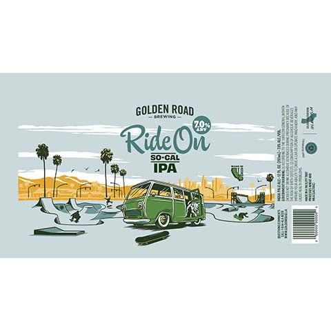 Golden Road Ride On So-Cal IPA by Golden Road Brewing, beer label