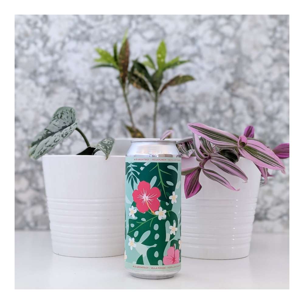 Hula Punch NEIPA with Coconut by Ale Architect, beer label
