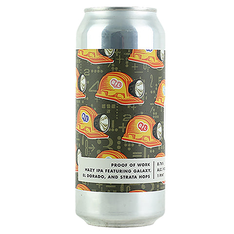 Bottle Logic Proof of Work Hazy IPA by Bottle Logic Brewing, beer label