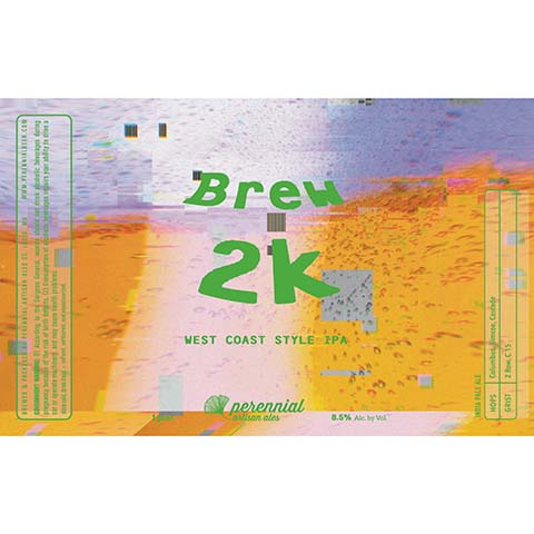 Perennial Brew 2k IPA by Perennial Artisan Ales, beer label