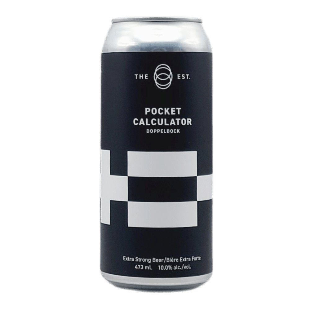 Pocket Calculator Doppelbock by The Establishment Brewing Company, beer label