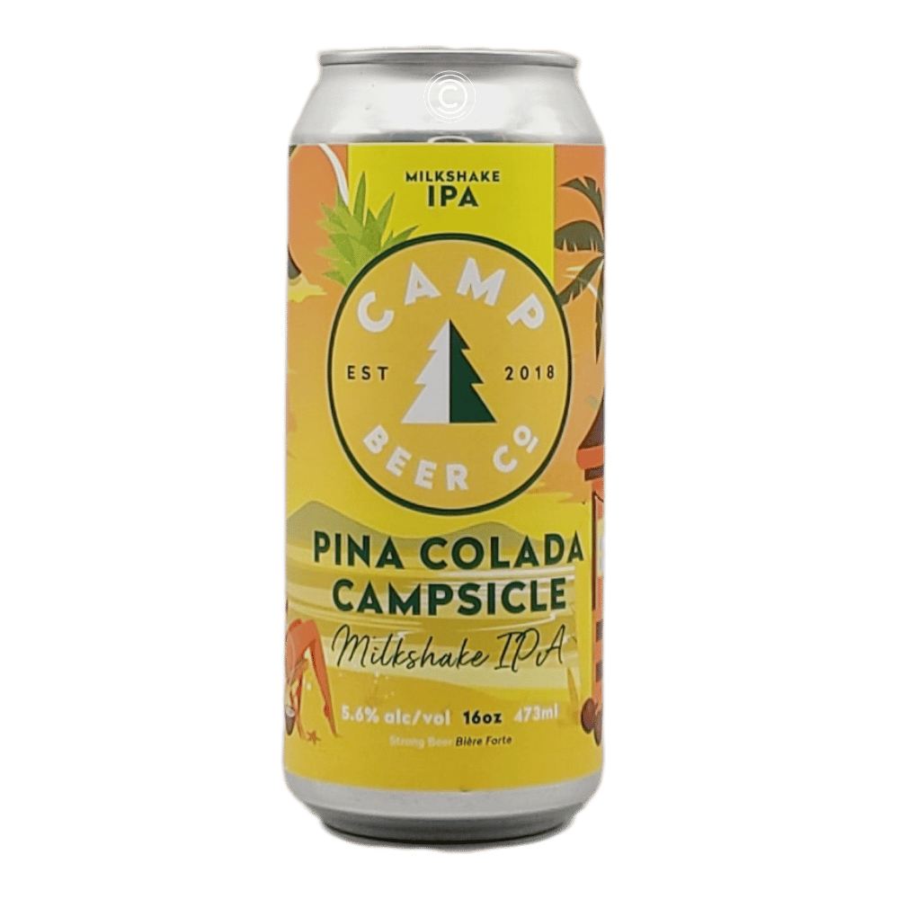 Pina Colada Campsicle Milkshake IPA by Camp Beer Co., beer label