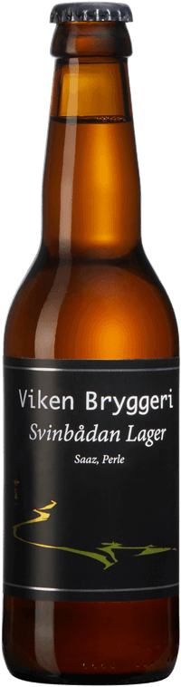 Svinbådan Lager by Viken Bryggeri, beer label