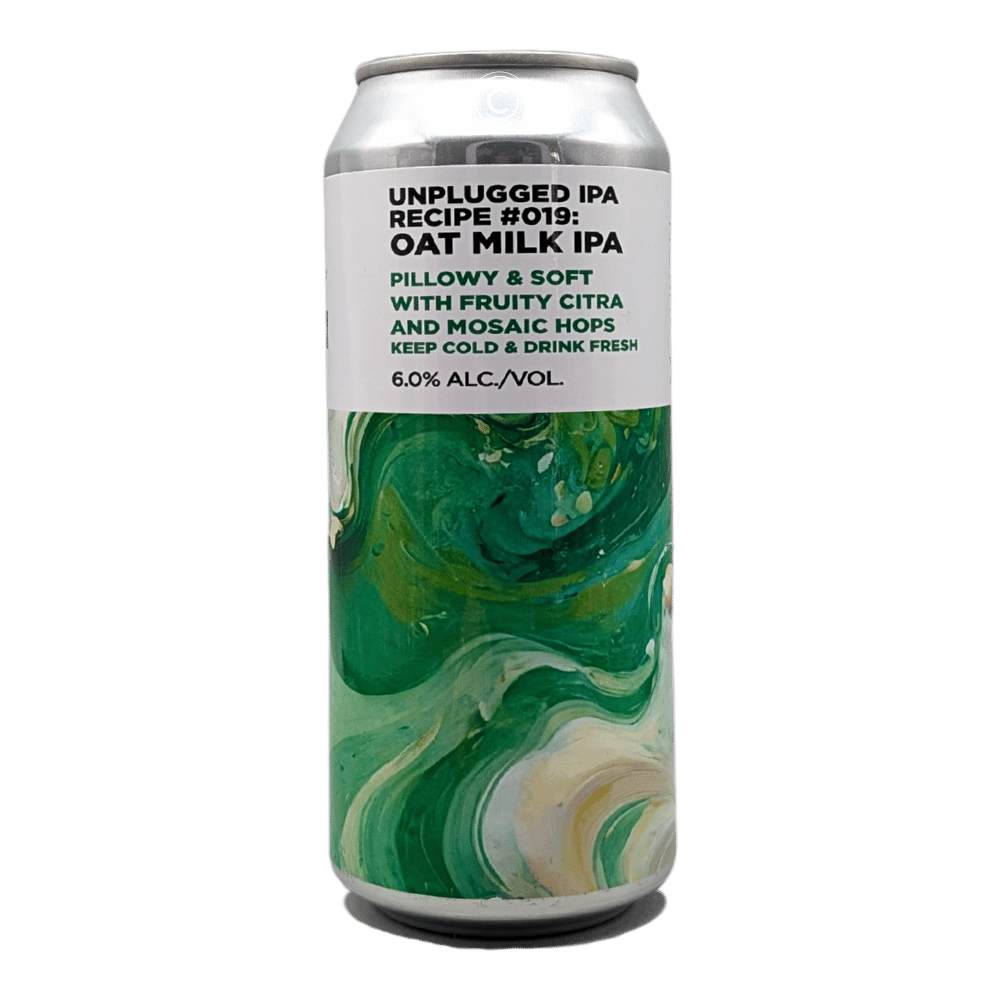 Unplugged IPA Recipe #019: Oat Milk IPA by Yukon Brewing, beer label