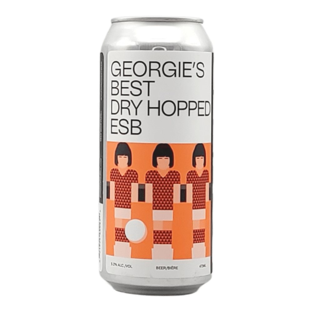Georgie's Best Dry Hopped ESB by Bomber Brewing, beer label
