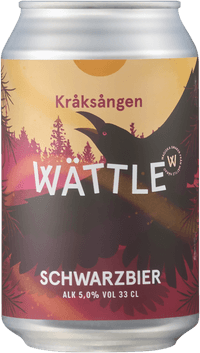 Kråksången by Wättle Brygghus, beer label