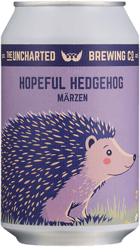 Hopeful Hedgehog by The Uncharted Brewing Company, beer label
