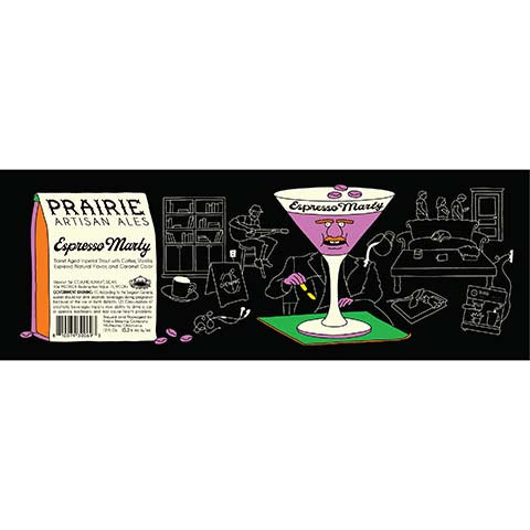 Prairie Espresso Marty Imperial Stout (2023) by Prairie Artisan Ales, beer label