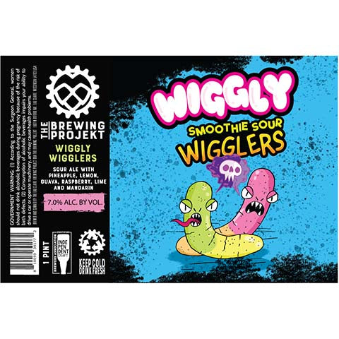 The Brewing Projekt Wiggly Wigglers Sour Ale by The Brewing Projekt, beer label
