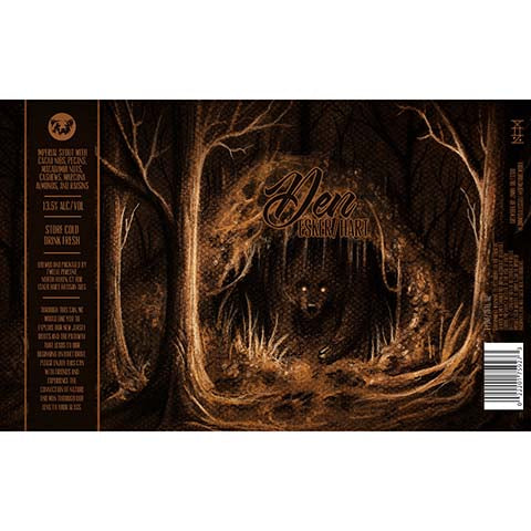 Esker Hart Den Imperial Stout by Esker Hart Artisan Ales, beer label