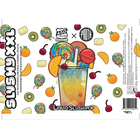450 North Slushy XXL Liquid Slushipop Ale by 450 North Brewing Company, beer label