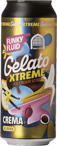 Funky Fluid Gelato Xtreme Crema by Browar Funky Fluid, beer label