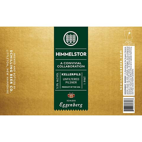 Schilling Himmelstor by Schilling Beer Co, beer label