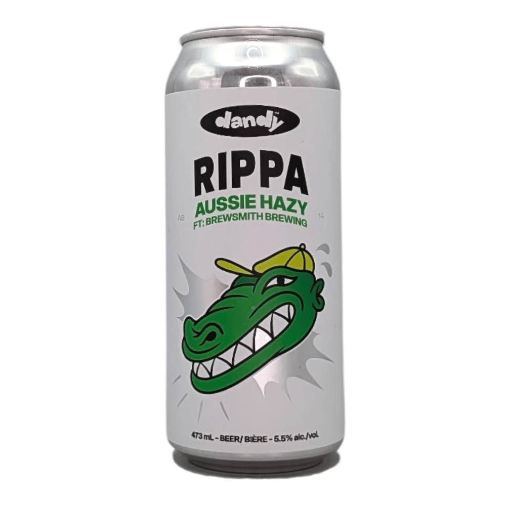 Rippa Hazy Pale Ale by The Dandy Brewing Company x Brewsmith Brewing Co., beer label