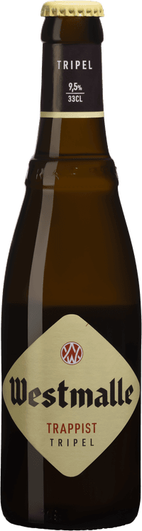 Westmalle Tripel by Abbey of Westmalle, beer label