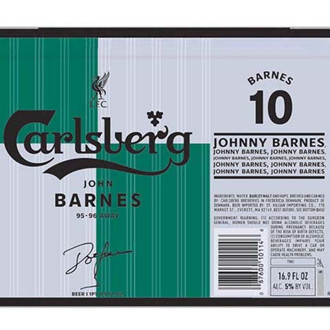 Carlsberg Barnes 10 by Carlsberg, beer label