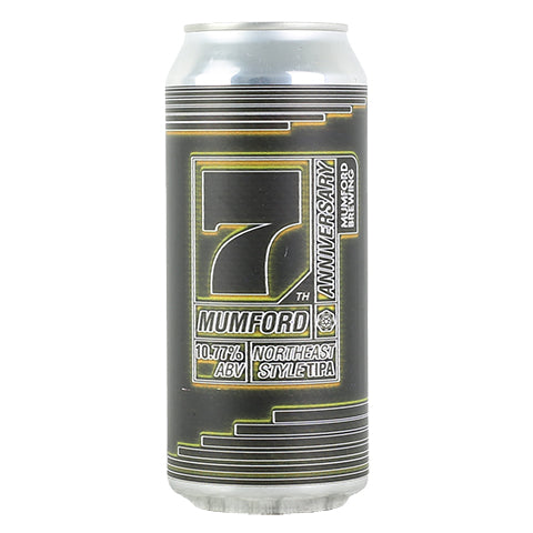 Mumford 7th Anniversary Northeast Style TIPA by Mumford Brewing Company, beer label