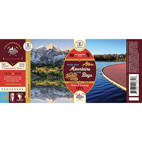 Mobcraft From Your Mountains To Our Bogs IPA by MobCraft Beer, beer label