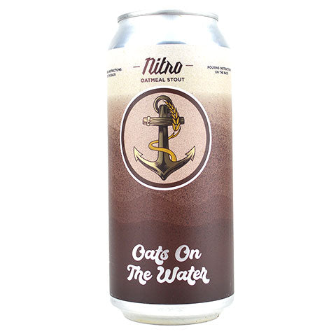 Chapman Crafted Nitro-Oats on the Water Oatmeal Stout by Chapman Crafted Beer, beer label