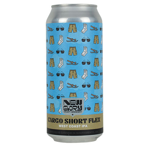 New Glory Cargo Short Flex West Coast IPA by New Glory Craft Brewery, beer label