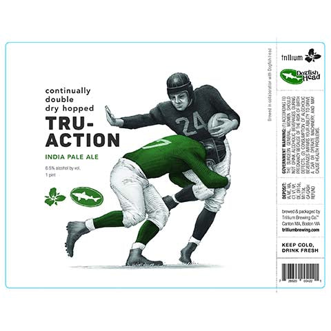 Trillium Continually DDH Fort Tru-Action IPA by Trillium Brewing, beer label