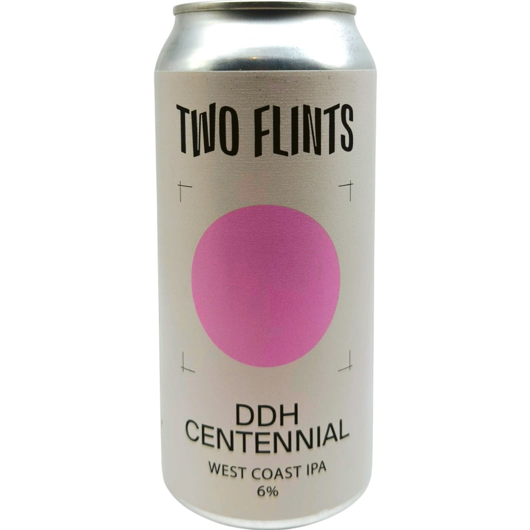 Two Flints DDH Centennial by Two Flints, beer label