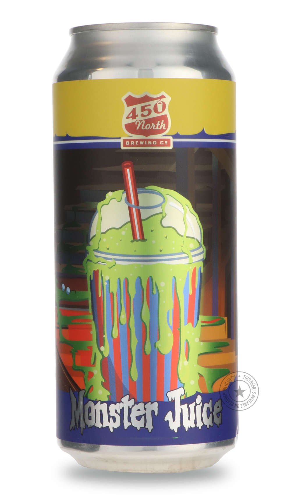 SLUSHY XXL: Monster Juice by 450 North Brewing Company, beer label