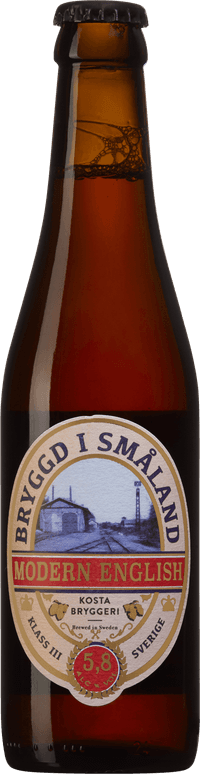 Kosta Bryggeri Modern English by Kosta boda art hotel, beer label